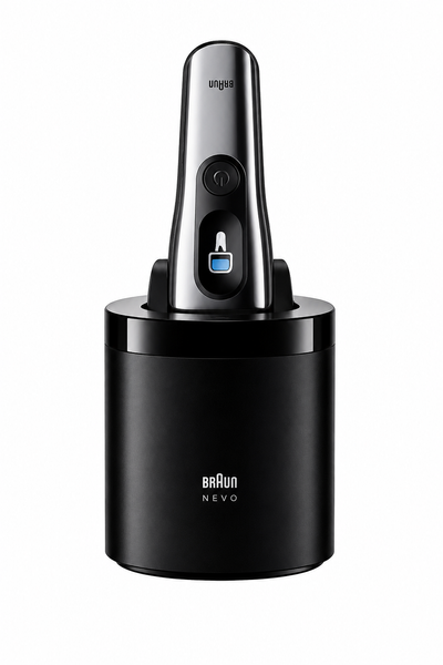 Зображення Електробритва Braun NEVO 15000C Silver Dawn із системою догляду NEVO Care 7-в-1 NEVO 15000C, зовнішній вигляд та деталі продукту