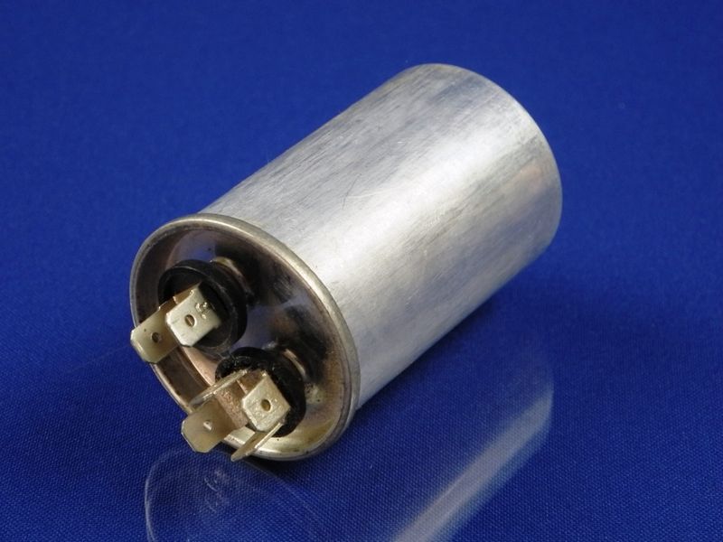 Зображення Пуско-робочий конденсатор у металі CBB65 на 10 МкФ 10 МкФ, зовнішній вигляд та деталі продукту