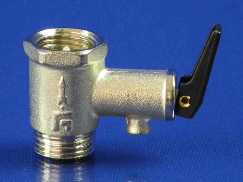 Зображення Запобіжний клапан для бойлера 1/2 з ручкою SKL (WTH902UN) WTH902UN, зовнішній вигляд та деталі продукту