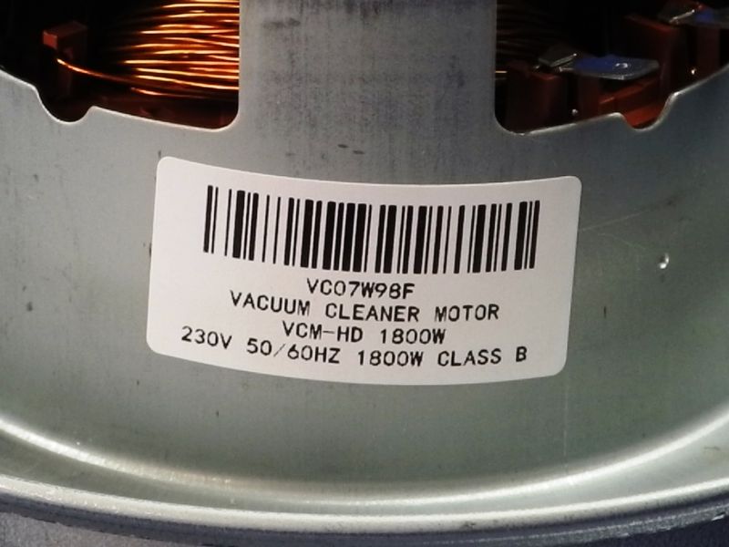 Изображение Мотор пылесоса Samsung 1800 Вт (VC07W98F) низкий VCM-HD115 D=82/132mm H=115mm Whicepart 08.PS1800W, внешний вид и детали продукта