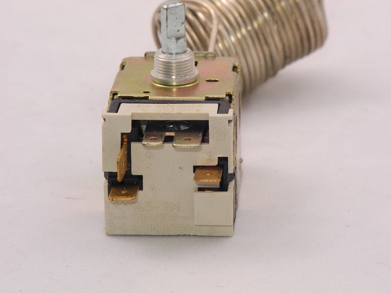 Зображення Терморегулятор (датчик-реле температури) ТАМ 145-2,5 М ТАМ 145-2М, зовнішній вигляд та деталі продукту