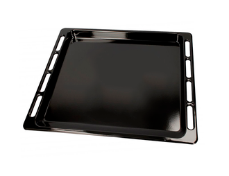 Зображення Деко для духовки емальоване чорне Indesit 405x345 mm (482000027560) (C00082671) C00082671, зовнішній вигляд та деталі продукту