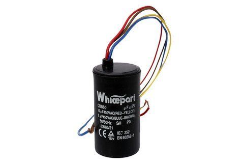 Изображение Конденсатор CBB60 3+9 мкФ 450 V с проводами (059) 059, внешний вид и детали продукта