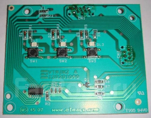 Зображення Електронний модуль індикації з кнопками для пральної машини ARDO 651014104 (502030301) 502030301, зовнішній вигляд та деталі продукту