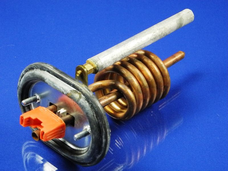 Изображение ТЭН спиральный для бойлера ARISTON серии SI с прокладкой и анодом (65161287) 65161287, внешний вид и детали продукта