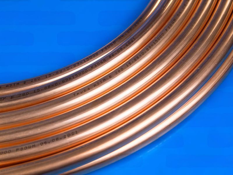 Зображення Труба мідна 5/8" 15,88&times;0,89 мм для кондиціонера (S1M7D5) S1M7D5, зовнішній вигляд та деталі продукту