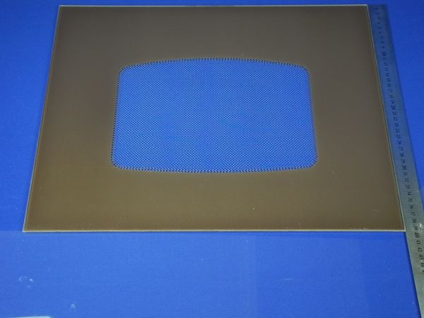 Изображение Стекло двери духовки (наружное) Грета 498х396 мм. (4) 498*396, внешний вид и детали продукта