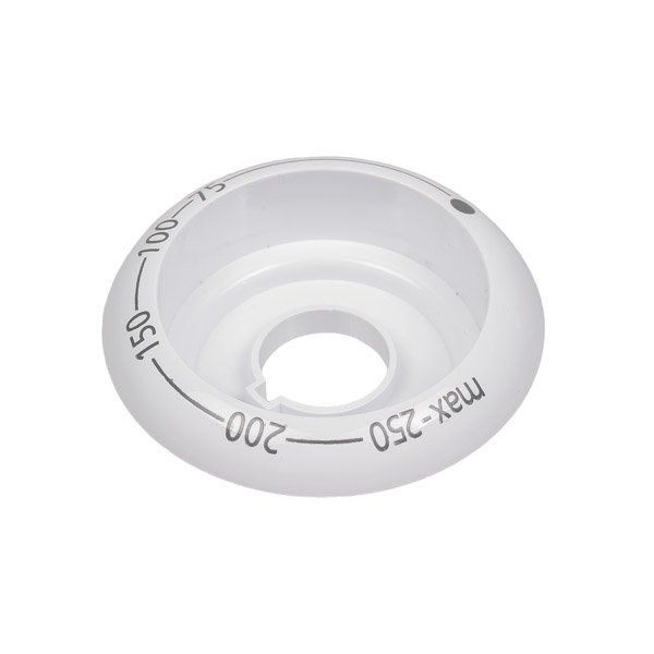 Зображення Лімб (диск) ручки регул. темп. духовки для плити Beko білий (250944464) 250944464, зовнішній вигляд та деталі продукту