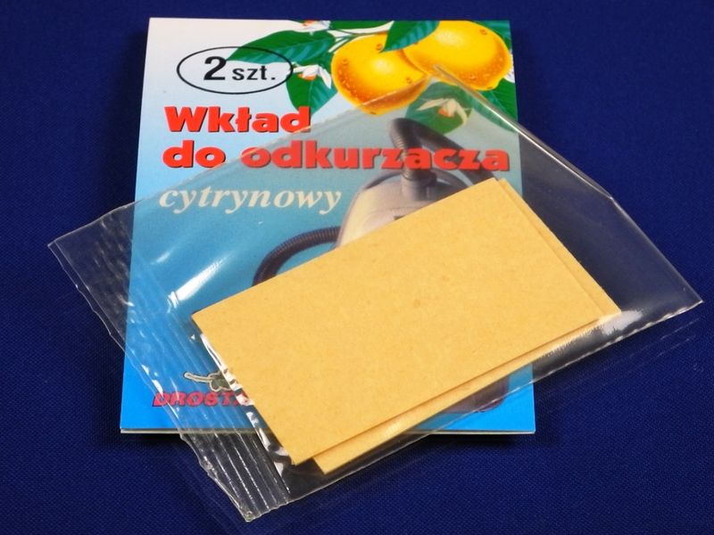 Изображение Ароматизатор для пылесосов универсальный Drostan лимон (D9) D9, внешний вид и детали продукта