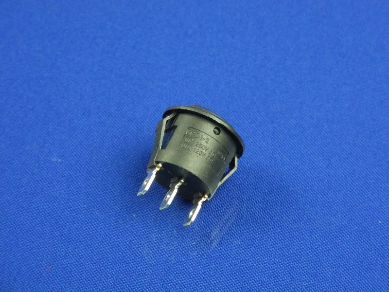 Изображение Трехпозиционная кнопка, круглой формы, 3 pin KCD1-2 (250V 6A) P2-0127, внешний вид и детали продукта