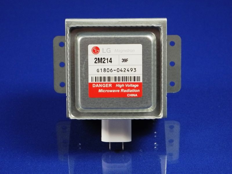 Зображення Магнетрон СВЧ LG 2M214 39F (Дві планки з 3 отвори, підключення перпендикулярно) (2B71732G) 2B71732G, зовнішній вигляд та деталі продукту