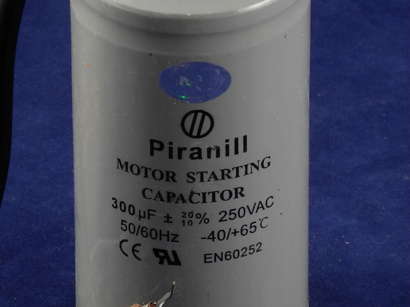 Изображение Пусковой конденсатор CD60 на 300 МкФ (под провод) 300 МкФ-1, внешний вид и детали продукта