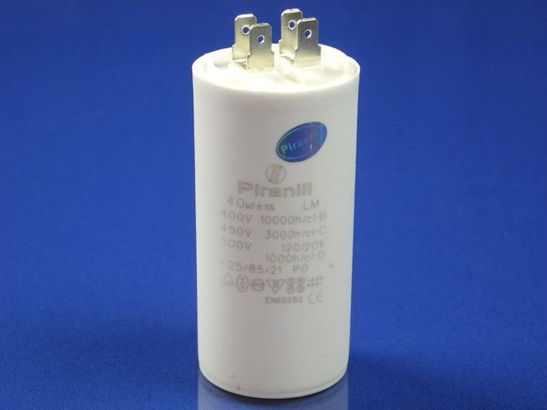 Изображение Пуско-робочий конденсатор в пластике CBB60 на 40 МкФ 40 МкФ-1, внешний вид и детали продукта