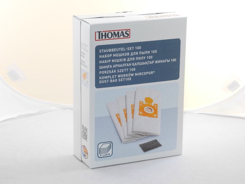 Зображення Набір мішків для пилососа THOMAS для серії SmartTouch (787252) 787252, зовнішній вигляд та деталі продукту
