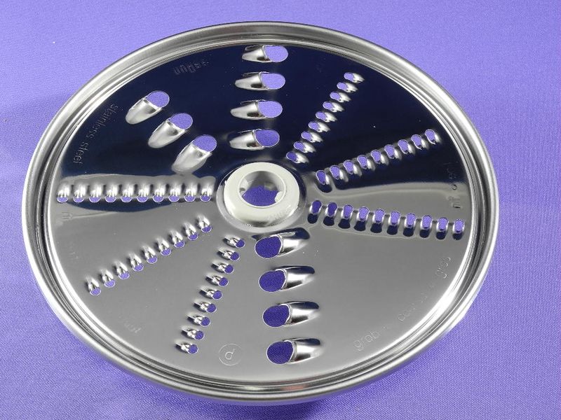 Изображение Двухсторонний диск для крупной/мелкой нарезки для кухонного комбайна Braun (63210633) 63210633, внешний вид и детали продукта