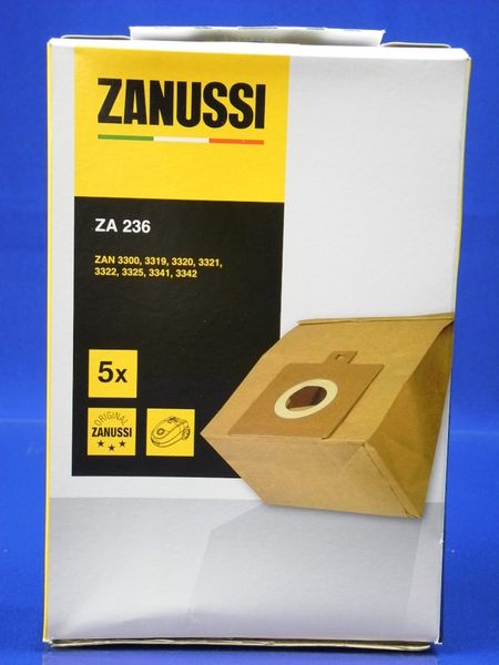 Зображення Набір паперових мішків для пилу для Zanussi-Electrolux-AEG (9001664615) 9001664615, зовнішній вигляд та деталі продукту