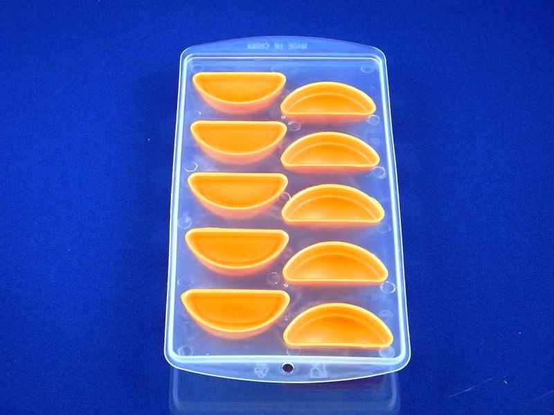Изображение Силиконовая форма для льда "Долька апельсина" 18849, внешний вид и детали продукта