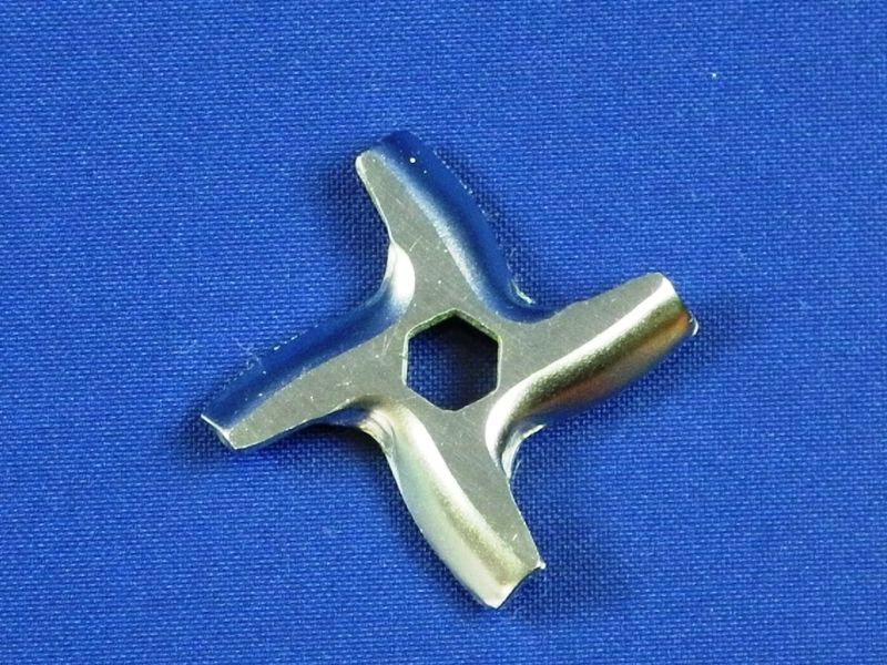Зображення Ніж до м'ясорубки Moulinex під шестигранник, опуклі лопаті (MS-0926063) MS-0926063, зовнішній вигляд та деталі продукту