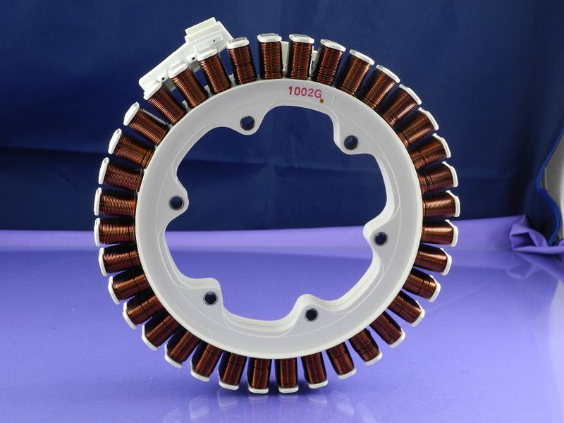Зображення Статор мотора (двигуна) для пральної машини LG з прямим приводом (AGF76558646) AGF76558646, зовнішній вигляд та деталі продукту