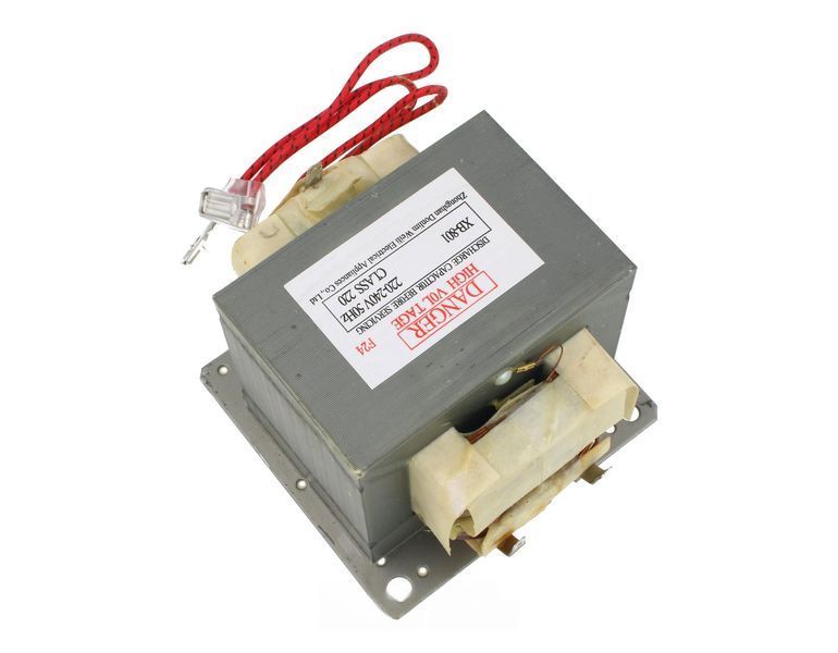 Изображение Высоковольтный трансформатор 240 V 50 Hz для микроволновой печи Gorenje (805005) 805005, внешний вид и детали продукта