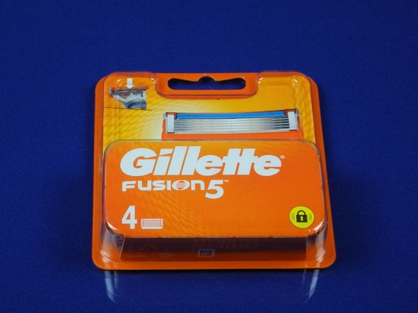 Зображення Змінні картриджі для гоління Gillette Fusion5 (4шт) (91970199) 91970199, зовнішній вигляд та деталі продукту