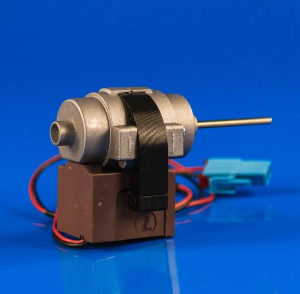 Зображення Мотор вентилятора обдування для холодильника Bosch Siemens (601067) 601067, зовнішній вигляд та деталі продукту