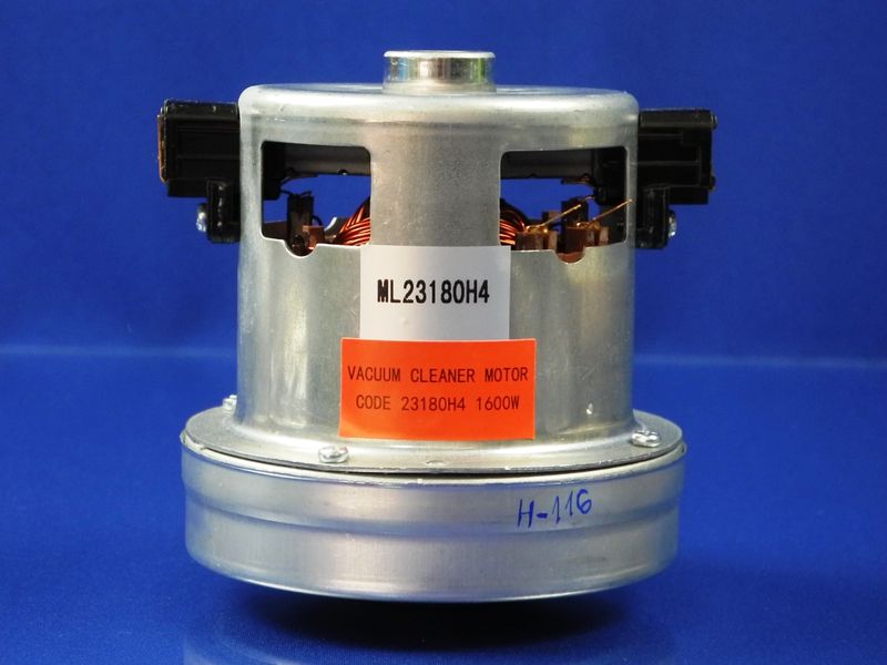 Зображення Мотор 1600W для пилососів Bosch/Rowenta d=107mm, h=116mm (ML23180H4(1)) VC1-0029, зовнішній вигляд та деталі продукту