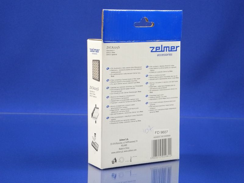 Изображение Фильтр выходной (HEPA 11) для пылесоса Zelmer ZVCA225S (AVC1001050.00) ZVCA225S, внешний вид и детали продукта