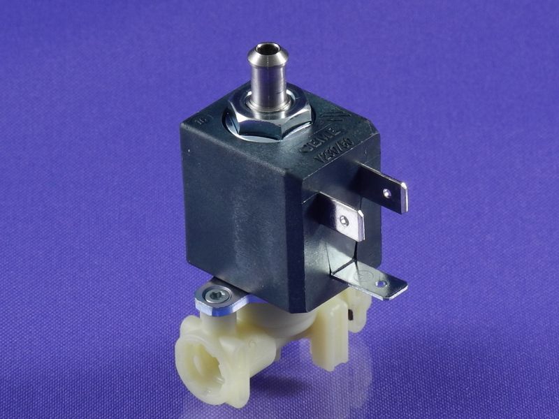 Зображення Клапан електромагнітний для кавомашини DeLonghi (5213218421) 5213218421, зовнішній вигляд та деталі продукту