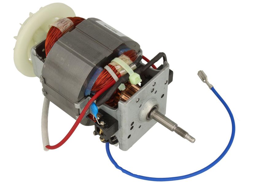 Зображення Мотор для кухонного комбайна (Kelson 70x35, L=154 мм) Moulinex (MS-651196) (MS-652812) MS-652812, зовнішній вигляд та деталі продукту