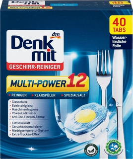 Denkmit Multi-Power dishwasher tablets, 40 pcs