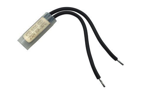 Изображение Термореле KSD-9700, 250 В, 10 А, 90(&plusmn;5) &deg;С, нормально замкнутое TRK-910, внешний вид и детали продукта