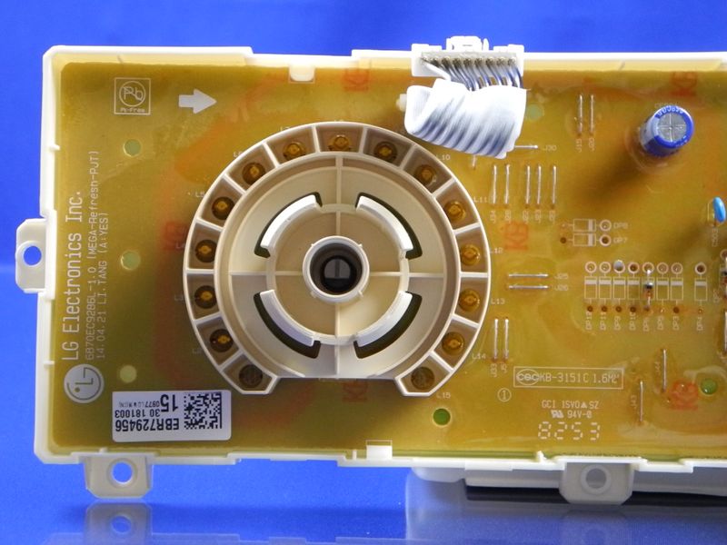 Зображення Модуль керування пральної машини LG (EBR72945615) EBR72945615, зовнішній вигляд та деталі продукту
