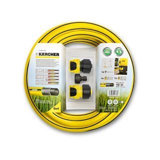 Pressure washer connection kit: 10 m hose + 2 Karcher connectors (2.645-156.0)