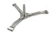 Зображення Крестовина для стиральной машины d=20/25/40 мм l=112 мм (нержавейка) Whirlpool Bauknecht WAK BauknechtWAK, зовнішній вигляд та деталі продукту