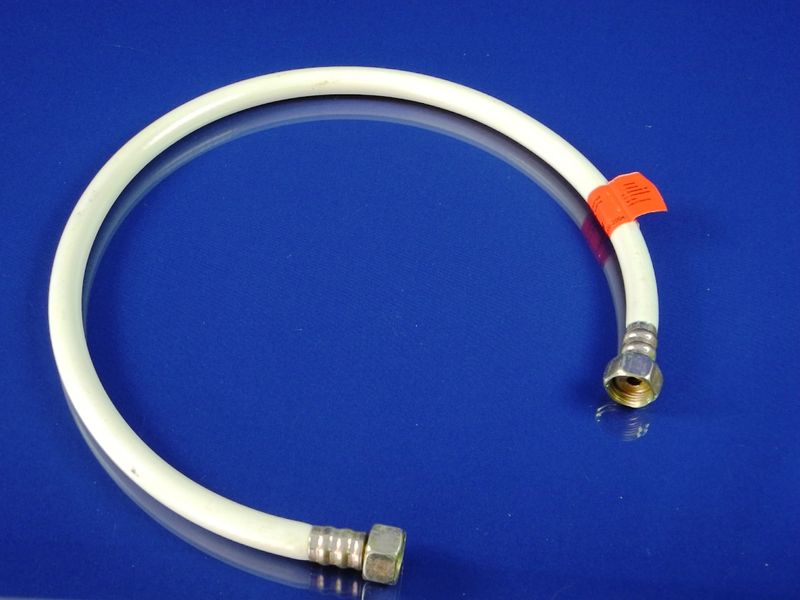 Зображення Шланг ПВХ газовий "Никифоров" L=800 мм. 1/2″ сталь/латунь 800, зовнішній вигляд та деталі продукту