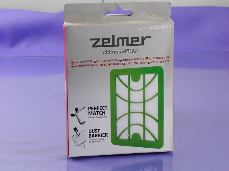 Изображение Фильтр выходной (HEPA 11) для пылесоса Zelmer (4000.0073) 4000.0073, внешний вид и детали продукта