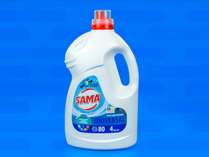 Зображення Гель для прання SAMA Universal 4 л (ZICMGB7) ZICMGB7, зовнішній вигляд та деталі продукту