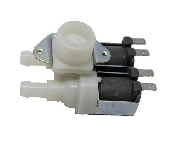 Зображення Електроклапан впускний для пральних машин 2x90 7 LT Indesit (482000026643) C00047185 C00047185, зовнішній вигляд та деталі продукту