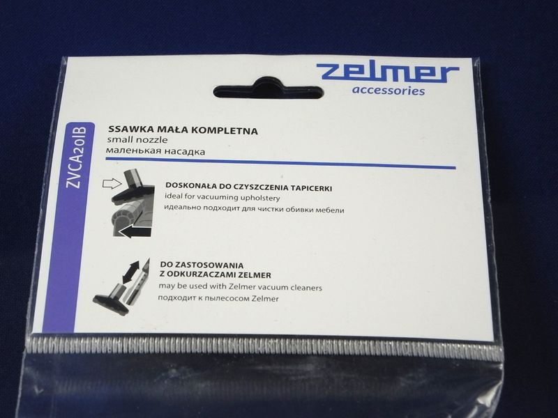 Зображення Щітка для пилососів (насадка для оббивки) Zelmer 1020.0020 (ZVCA20IB) ZVCA20HB, зовнішній вигляд та деталі продукту