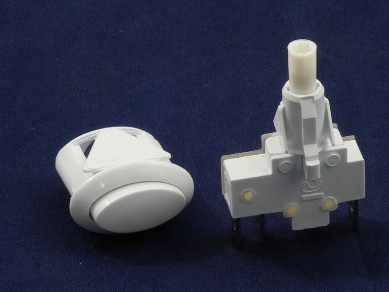 Изображение Кнопка розжига для газовой плиты на 3 контакта Ardo Gefest (GF-08) GF-08, внешний вид и детали продукта