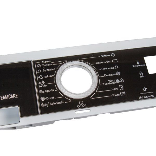 Изображение Передняя крышка панели управления и дозатора для стиральной машины Electrolux (140050410012) 140050410012, внешний вид и детали продукта