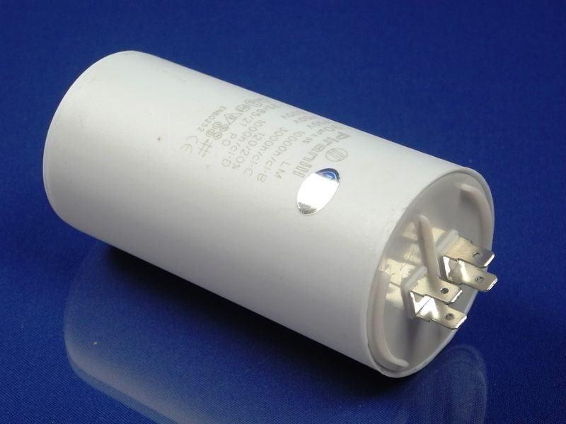 Зображення Пуско-робочий конденсатор у пластику CBB60 на 90 МкФ 90 МкФ, зовнішній вигляд та деталі продукту