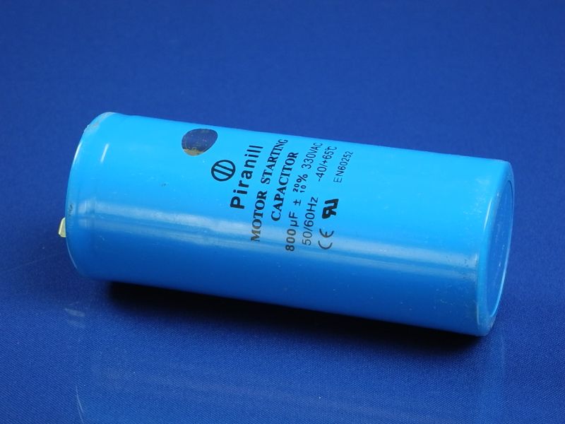 Изображение Пусковой конденсатор на 800 МкФ 330V 800 МкФ, внешний вид и детали продукта