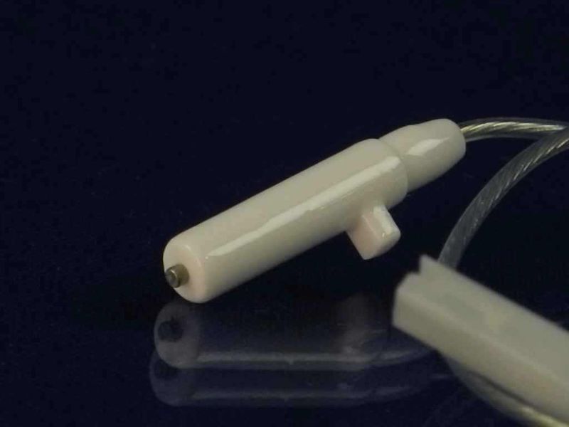 Зображення Свічка електрозапалювання конфорки для газової плити Whirlpool L=440 мм. (481225268078) 481225268078, зовнішній вигляд та деталі продукту
