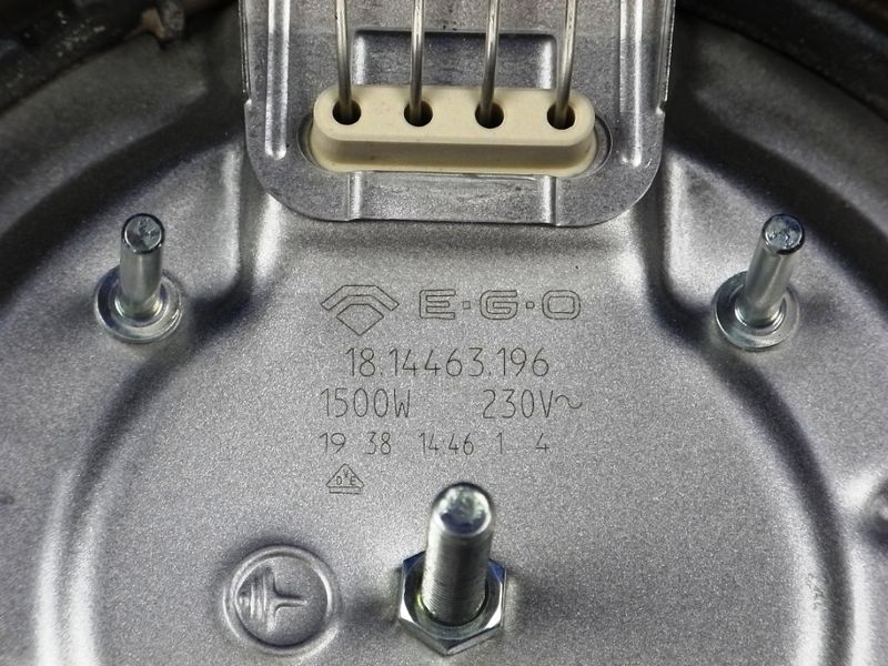 Изображение Конфорка для электроплиты, D=145 мм. 1500W, EGO (Italy) (С00252307), (C00099674), (18.14463.196) 99674, внешний вид и детали продукта