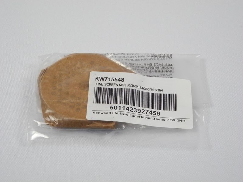 Изображение Сетка для мясорубки Kenwood 2 мм. (KW715548) KW715548, внешний вид и детали продукта